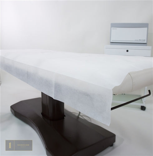 Source One Beauty Disposable Flat Bed Sheets 78" x 40" - 80pk