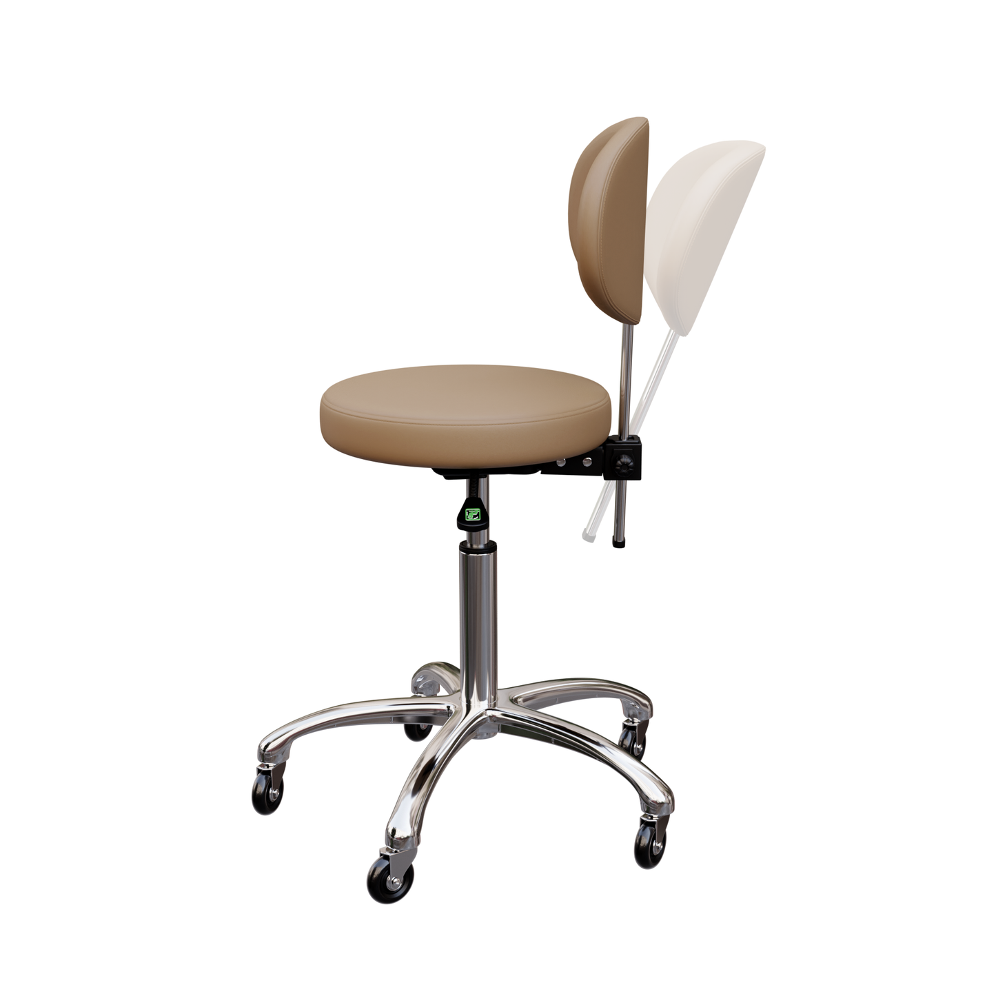 Spa Numa MIA Flat Stool with Flat Backrest - 1025C - Sand