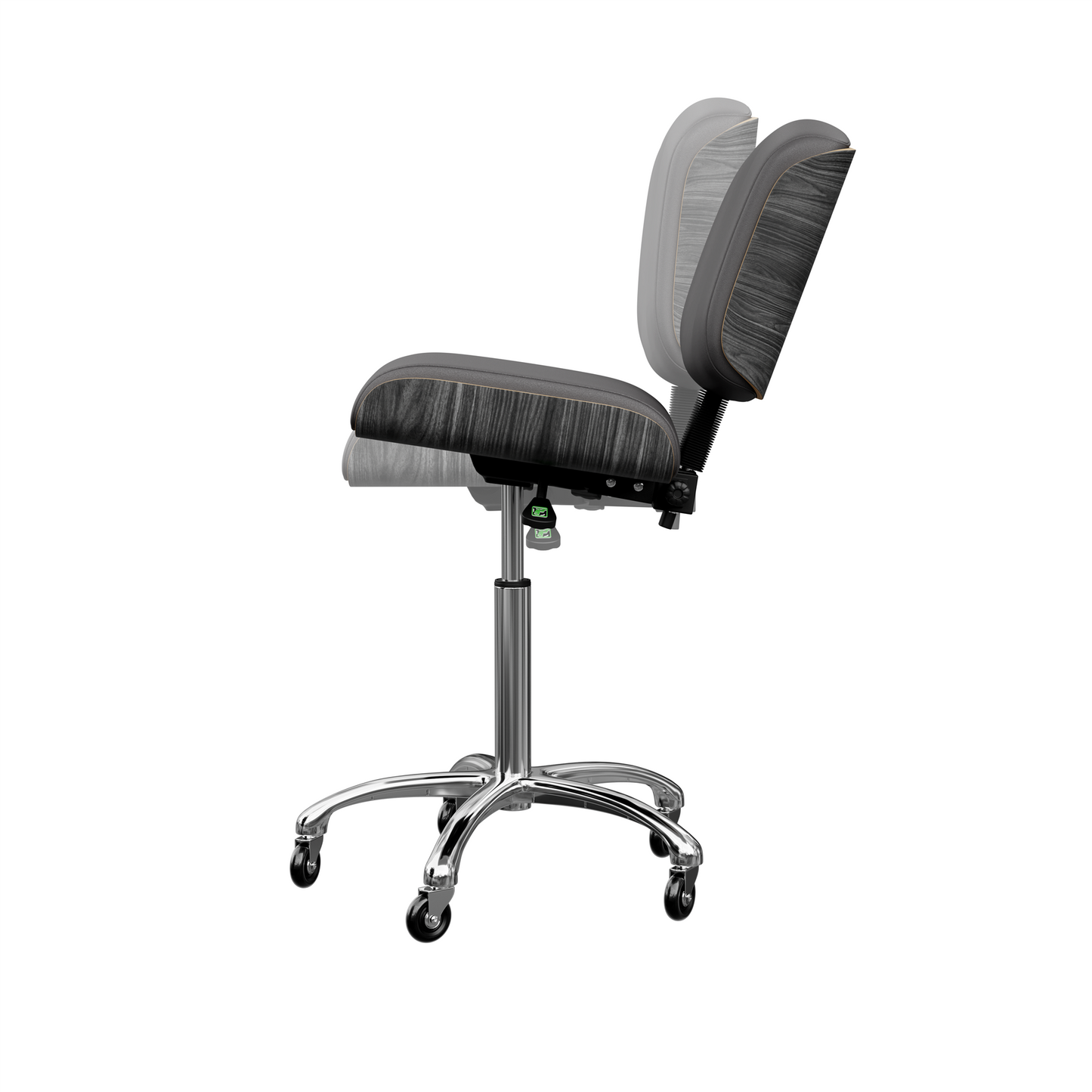 Spa Numa BENTLEY Luxury Beauty Esthetician Stool - 1071 - Gray