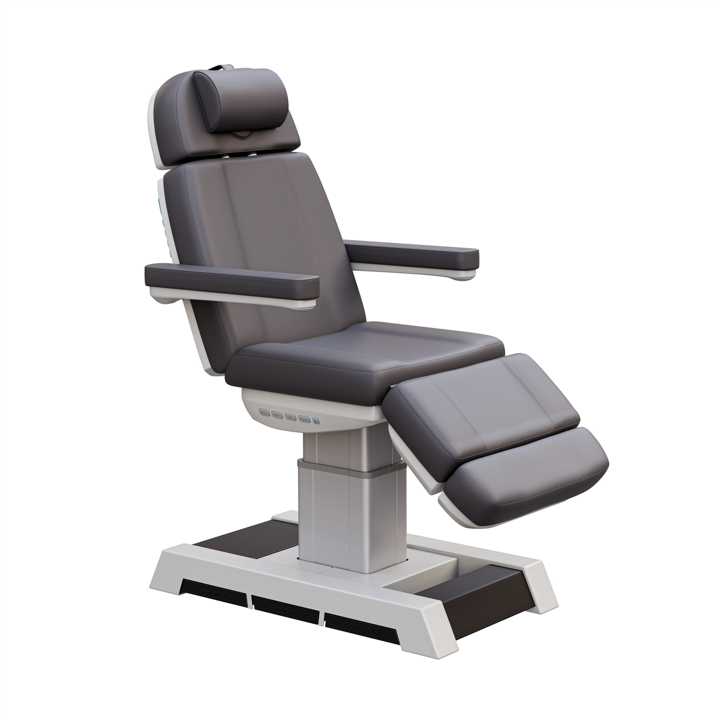 Spa Numa NEW MEDICI Heavy Duty Medical Grade Pedestal 4-Motor Treatment Chair - 2218BN - Gray