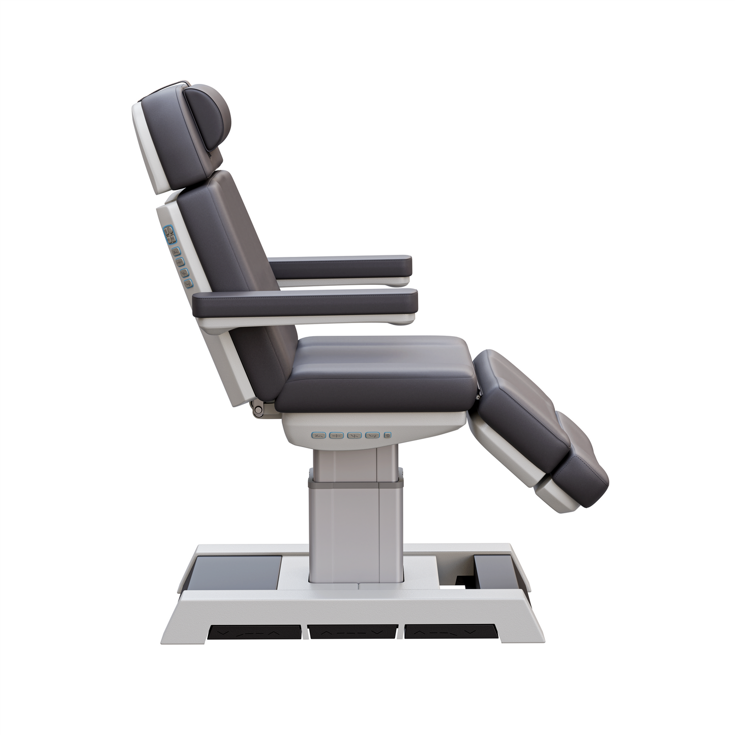 Spa Numa NEW MEDICI Heavy Duty Medical Grade Pedestal 4-Motor Treatment Chair - 2218BN - Gray