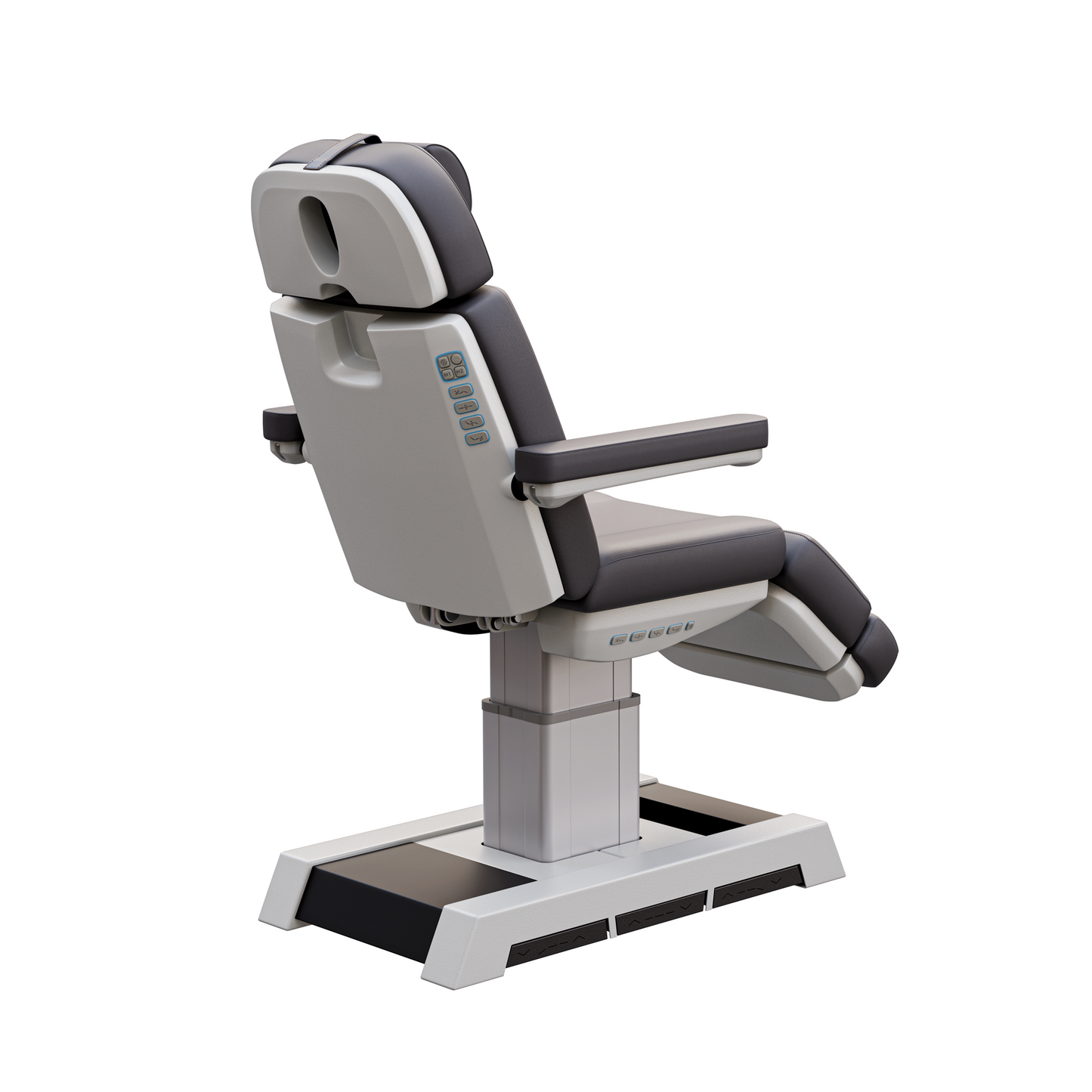 Spa Numa NEW MEDICI Heavy Duty Medical Grade Pedestal 4-Motor Treatment Chair - 2218BN - Gray