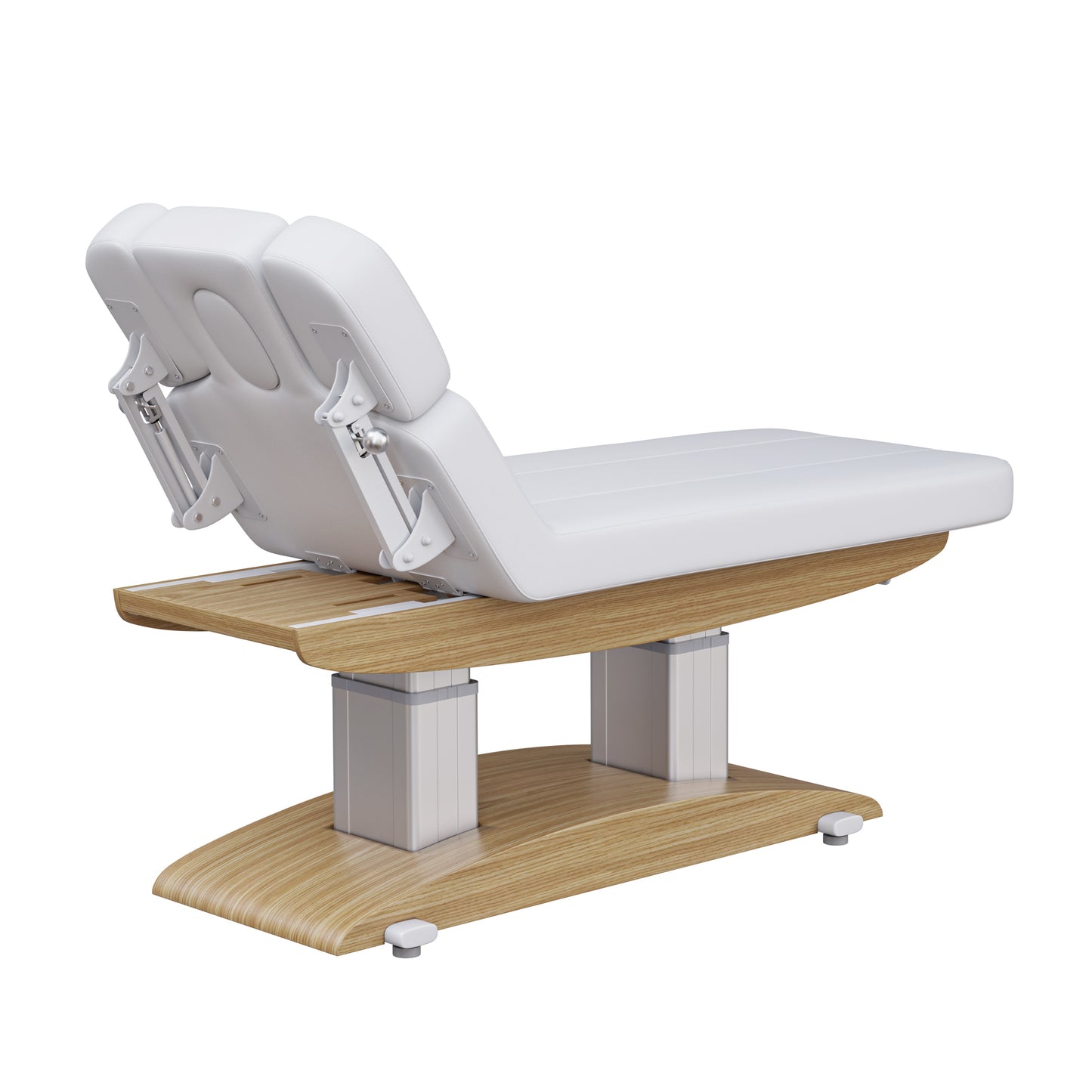 Spa Numa BLISS luxury 4 motor electric massage and treatment bed with wood base, adjustable headrest and armrests, breathing hole, and polyurethane upholstery—perfect for spa, wellness, and body therapy treatments.