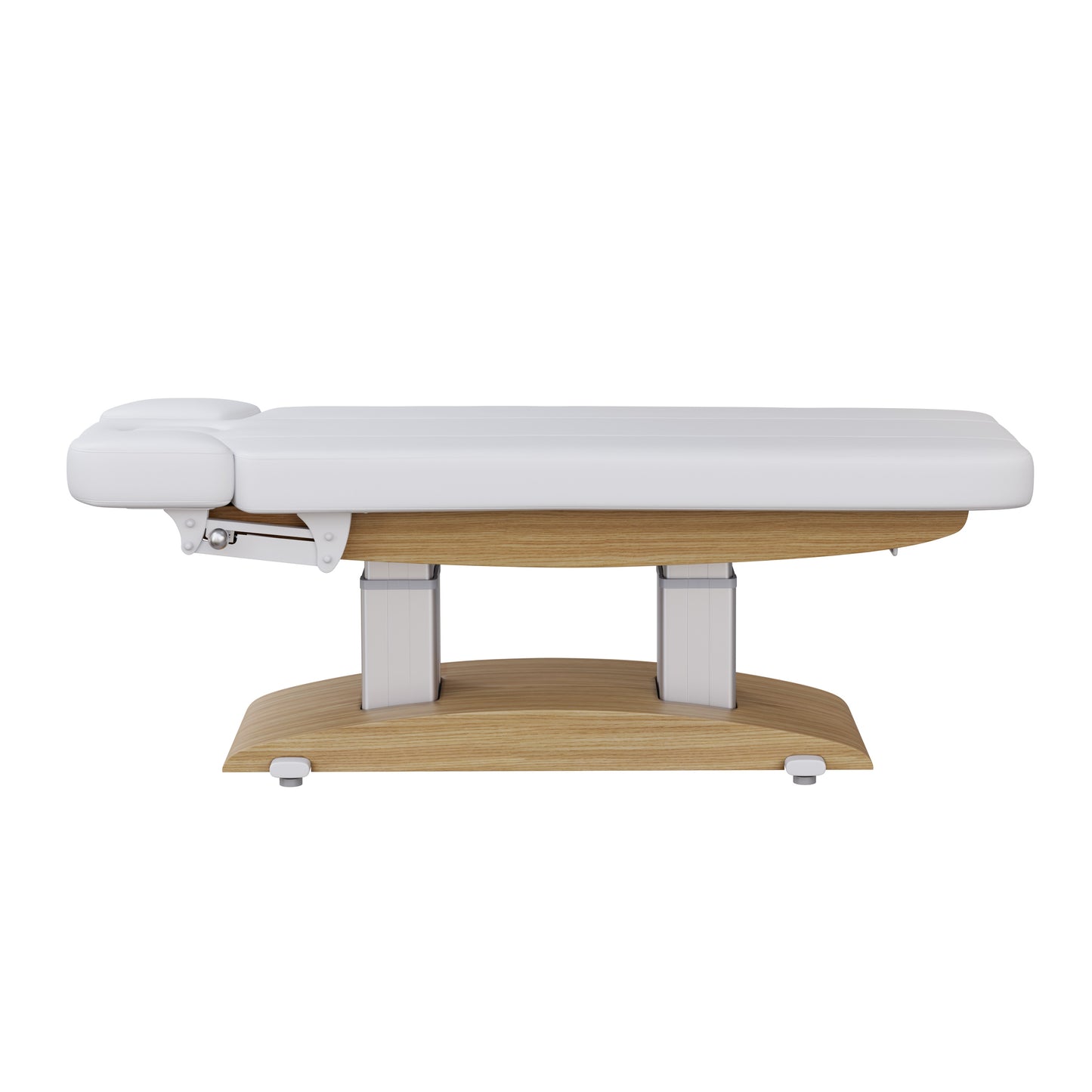 Spa Numa BLISS luxury 4 motor electric massage and treatment bed with wood base, adjustable headrest and armrests, breathing hole, and polyurethane upholstery—perfect for spa, wellness, and body therapy treatments.