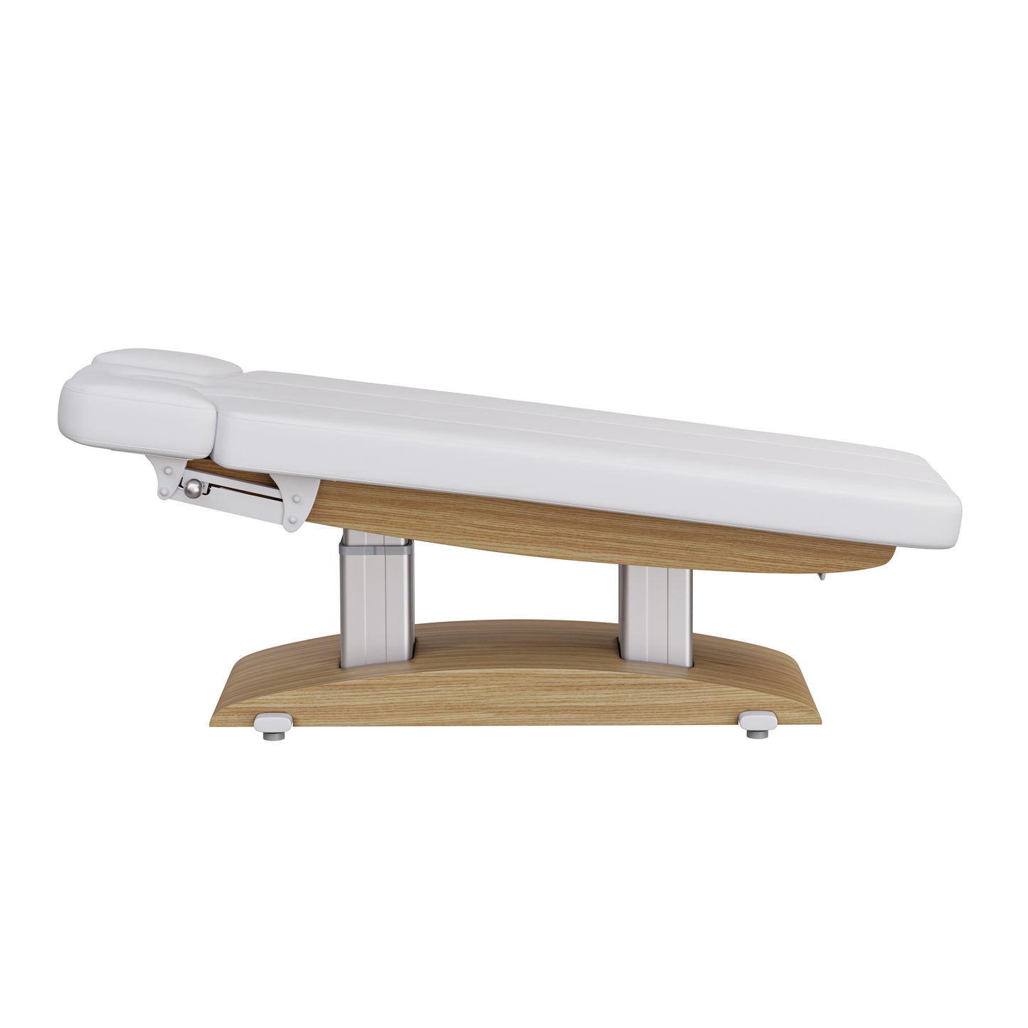 Spa Numa BLISS luxury 4 motor electric massage and treatment bed with wood base, adjustable headrest and armrests, breathing hole, and polyurethane upholstery—perfect for spa, wellness, and body therapy treatments.