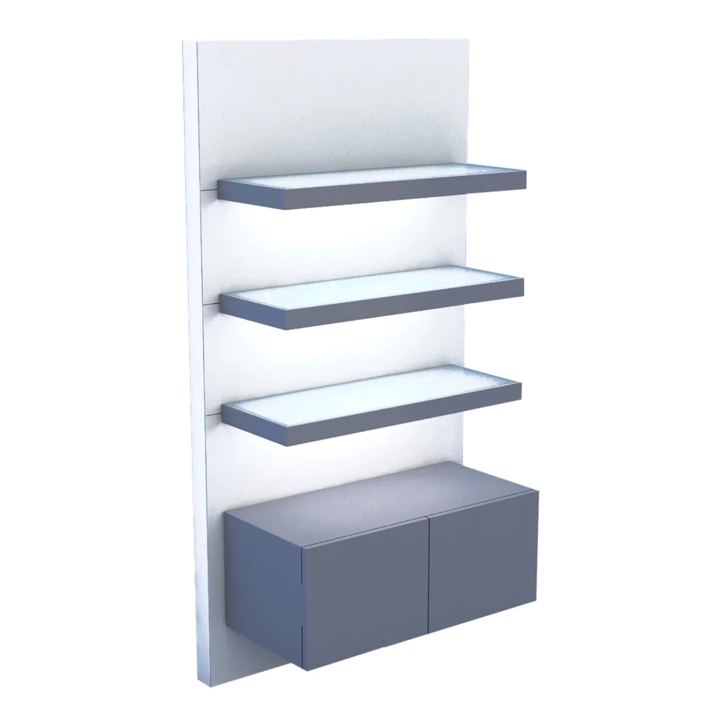 Modern Bentley 36 wall display cabinet by TouchAmerica