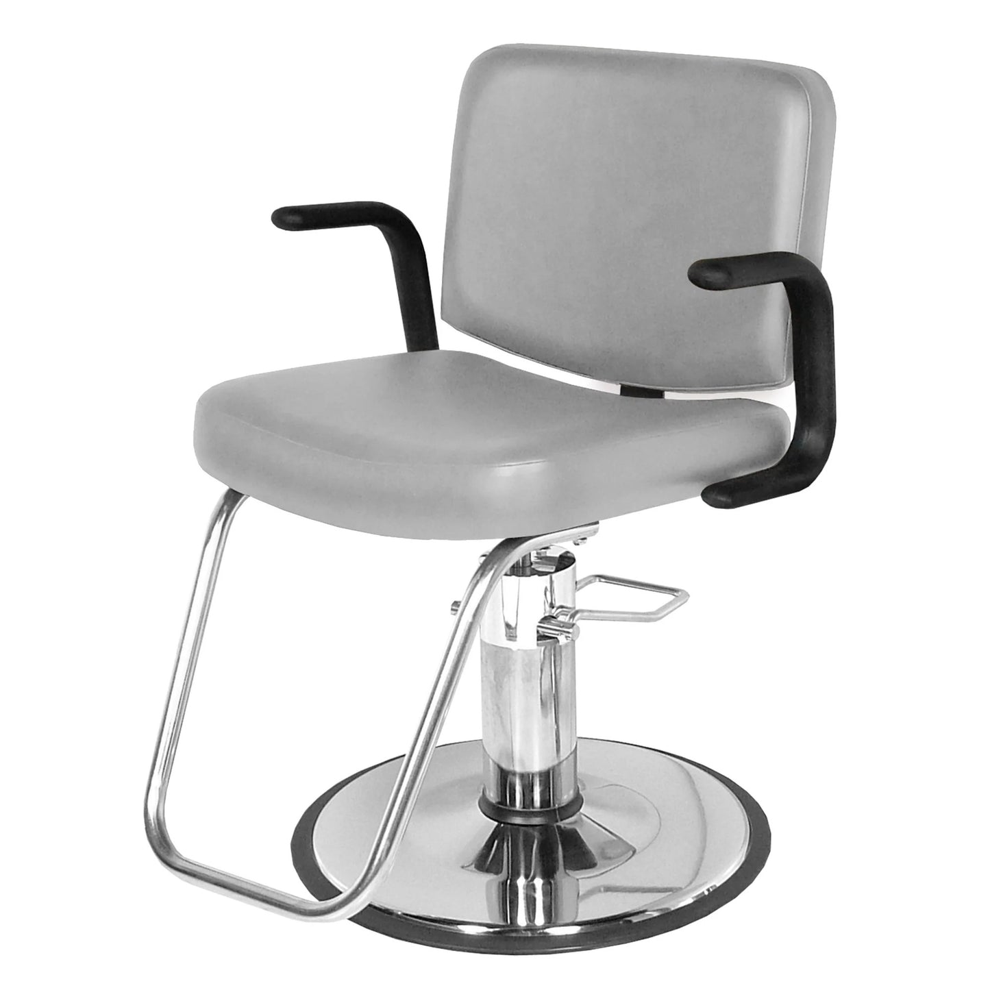 Front-facing Monte Styling Chair featuring contemporary design, durable construction, and adjustable hydraulic base.
