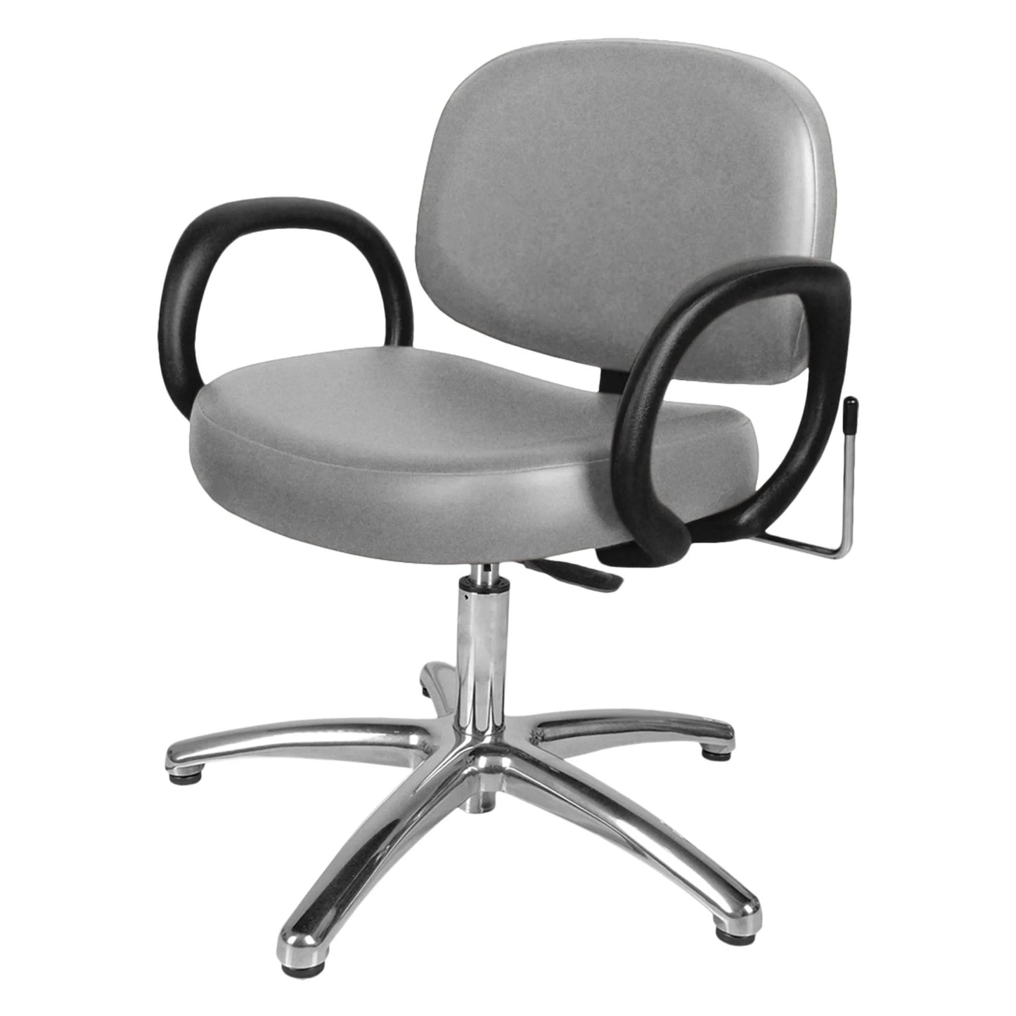 Professional Collins Kiva lever-control shampoo chair designed for comfort and salon use.