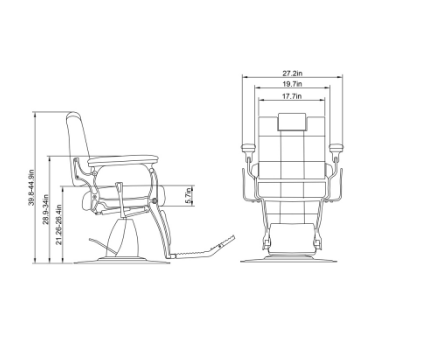 DIIR Luda Barber Chair - DIIR-2222