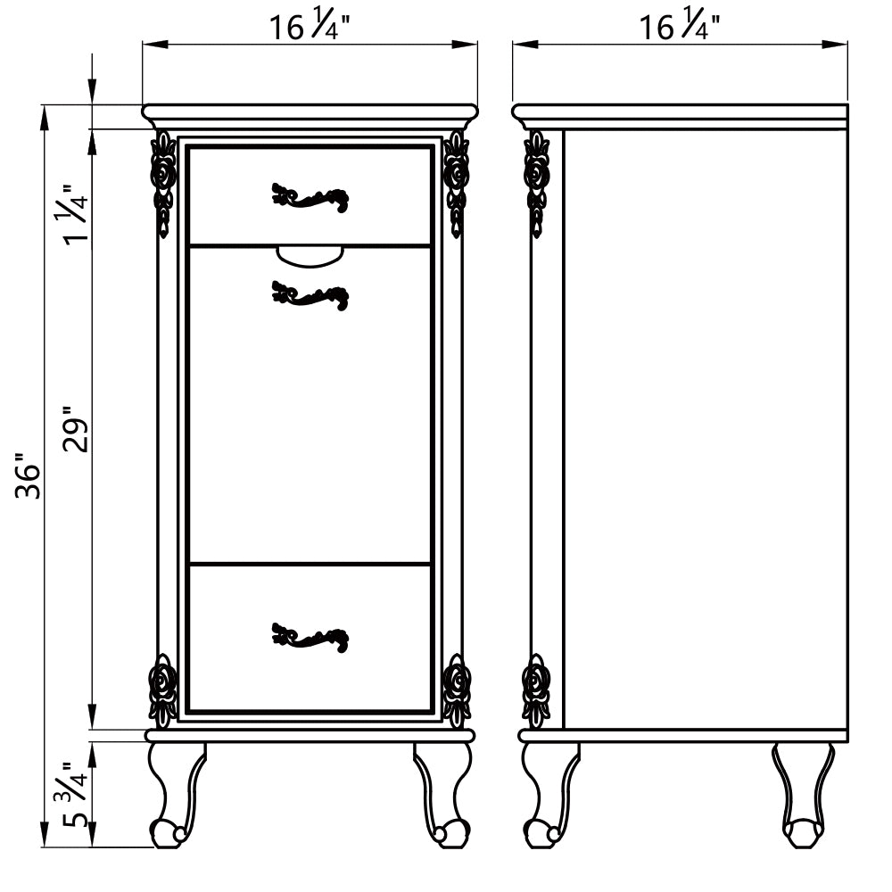 DIIR Flora Trolley Cart - DIIR-5203