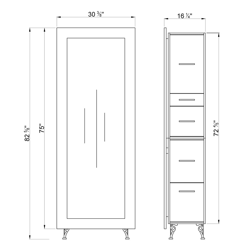 DIIR LED Lighting Styling Station - Single - DIIR-6113