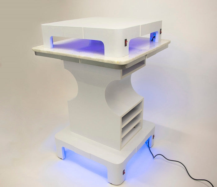 AYC Sonoma Square Nail Dryer Table - JAT-NDRY-322-KIT