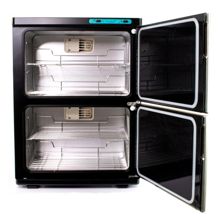 AYC Double-Door Dermalogic Stainless Towel Warmer 45L - KDA-TWAPP-45