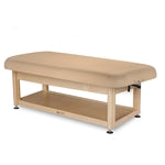 Living Earth Crafts Napa Flat Top Spa Treatment Table Shelf Base