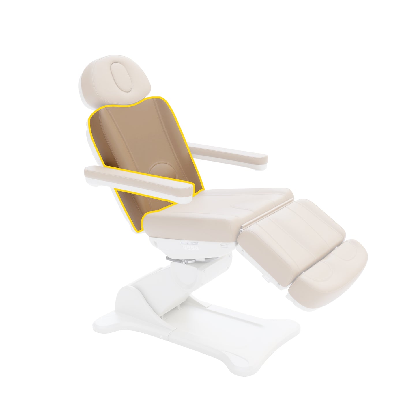 Part: Spa Numa SWIVEL - Backrest (Cushion) - P:2246B-BACK-CSHN