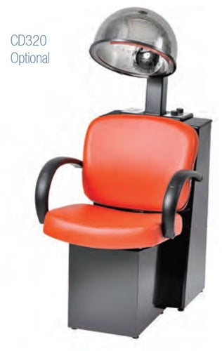 Pibbs 3669 Messina Dryer Chair - Black Steel Base