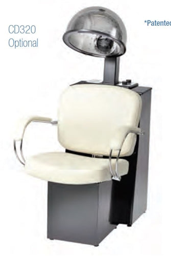 Pibbs 3969 Pisa Dryer Chair - Black Steel Base