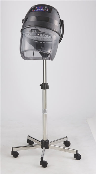 Pibbs 514 Kwik Dri Dryer Black with Caster Base - Made in Italy