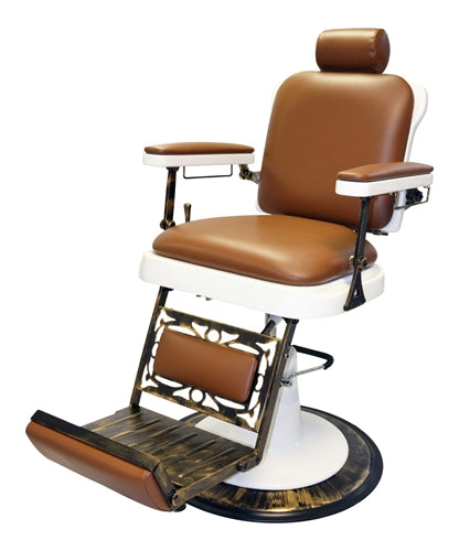 Pibbs 662 King Barber Chair with Antique Base