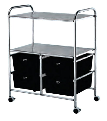 D4 Work Cart with 4 Storage Drawers