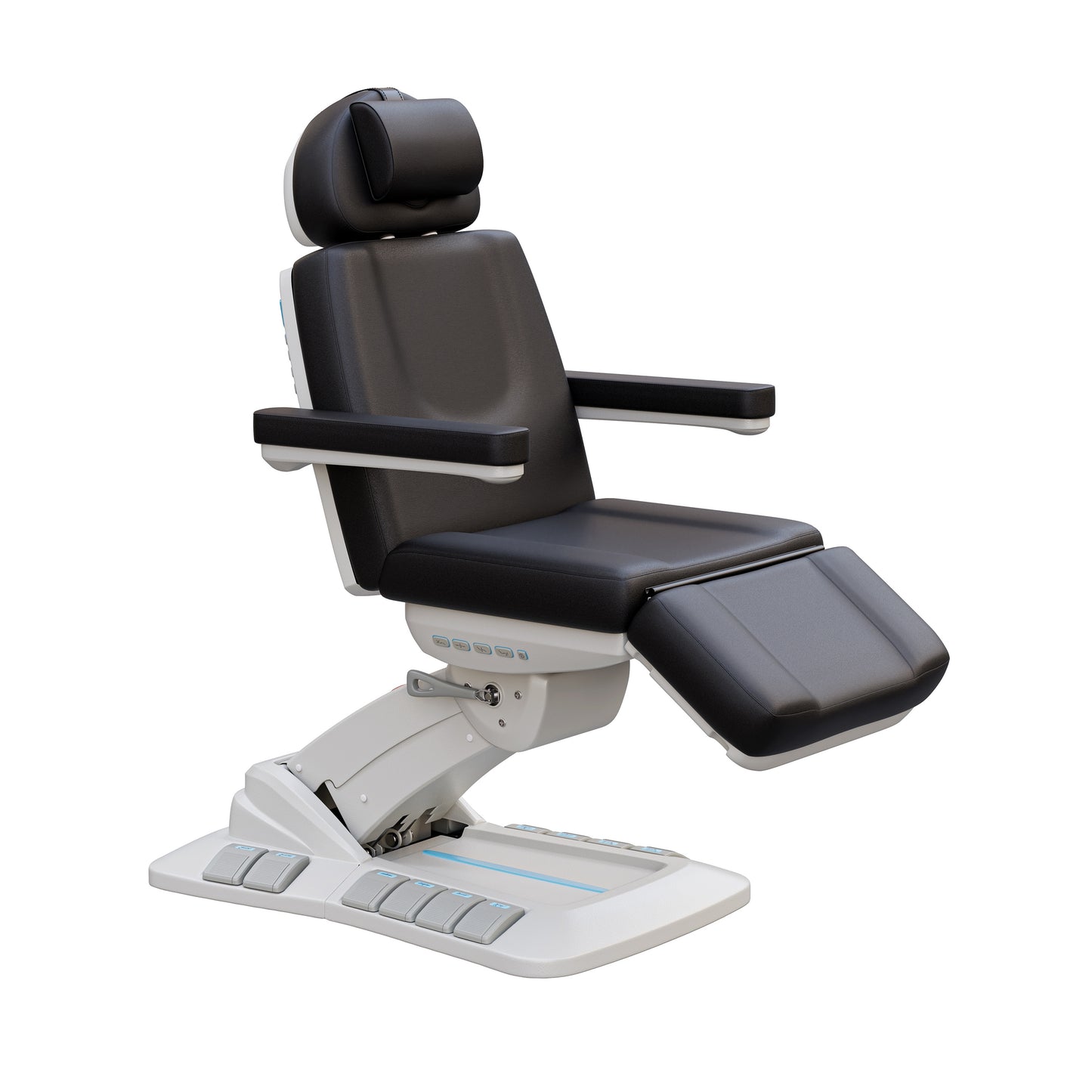 Spa Numa SERENITY DELUXE 4 Motor Electric Treatment Chair for Aesthetic and Medical Procedures – Adjustable Vegan Leather Chair with 240° Rotation, LED Controls, and Handicap Accessible Height