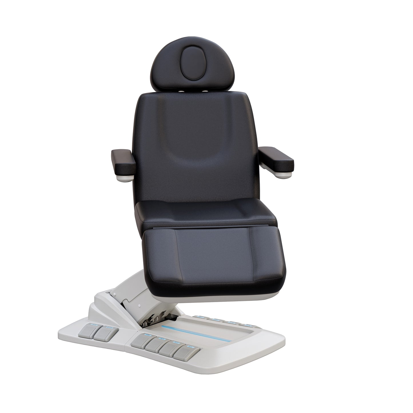 Spa Numa SERENITY DELUXE 4 Motor Electric Treatment Chair for Aesthetic and Medical Procedures – Adjustable Vegan Leather Chair with 240° Rotation, LED Controls, and Handicap Accessible Height