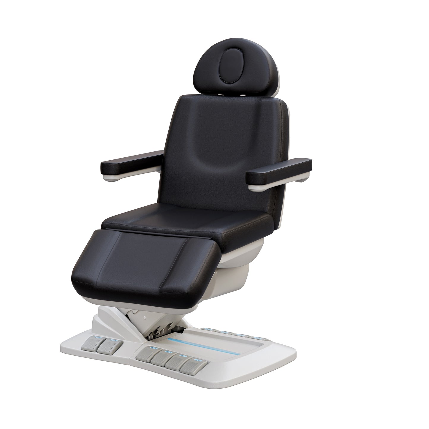 Spa Numa SERENITY DELUXE 4 Motor Electric Treatment Chair for Aesthetic and Medical Procedures – Adjustable Vegan Leather Chair with 240° Rotation, LED Controls, and Handicap Accessible Height