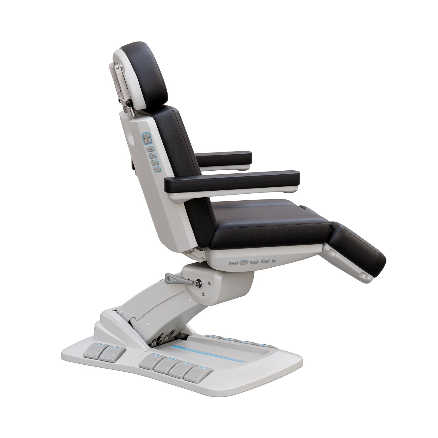 Spa Numa SERENITY DELUXE 4 Motor Electric Treatment Chair for Aesthetic and Medical Procedures – Adjustable Vegan Leather Chair with 240° Rotation, LED Controls, and Handicap Accessible Height