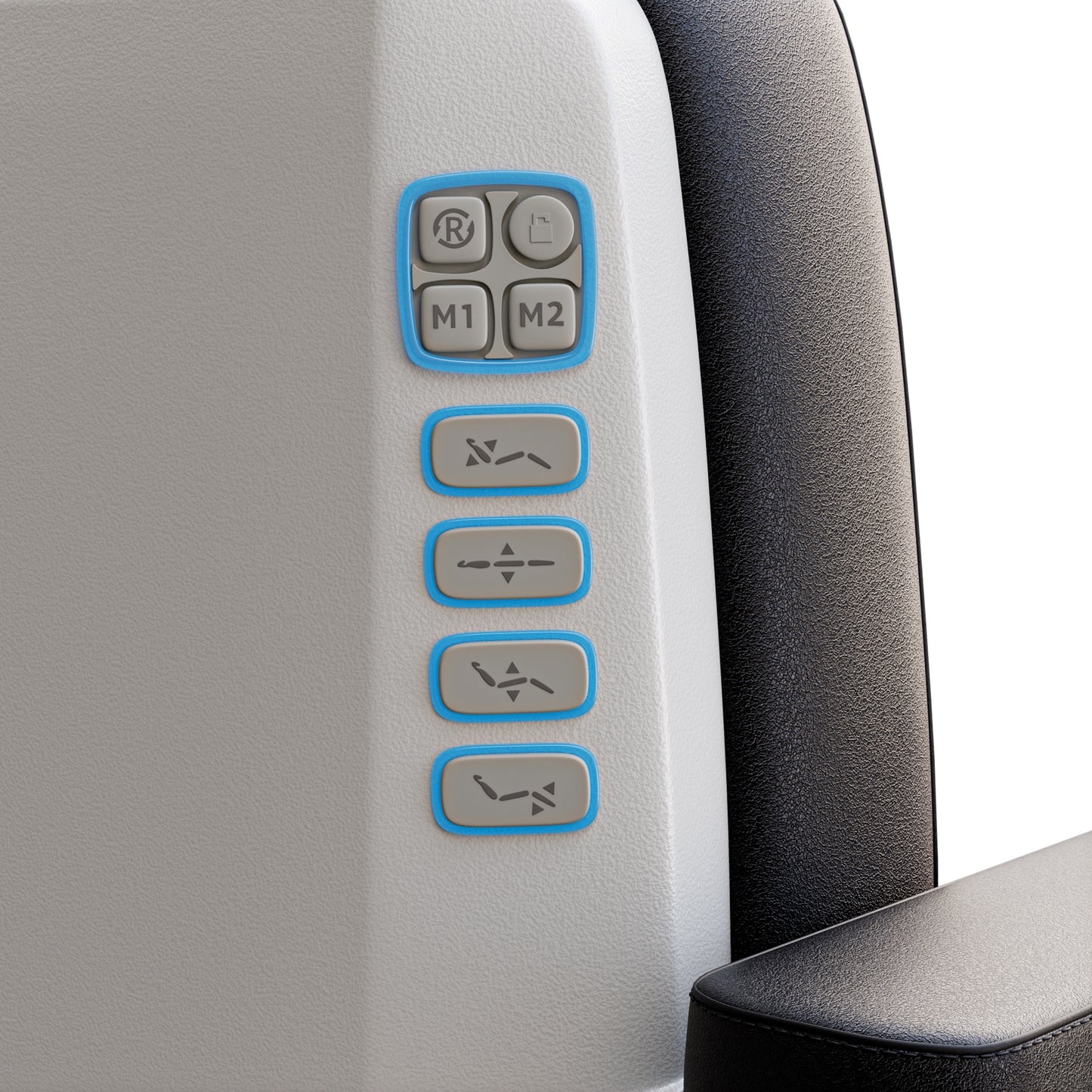 Spa Numa SERENITY DELUXE 4 Motor Electric Treatment Chair for Aesthetic and Medical Procedures – Adjustable Vegan Leather Chair with 240° Rotation, LED Controls, and Handicap Accessible Height