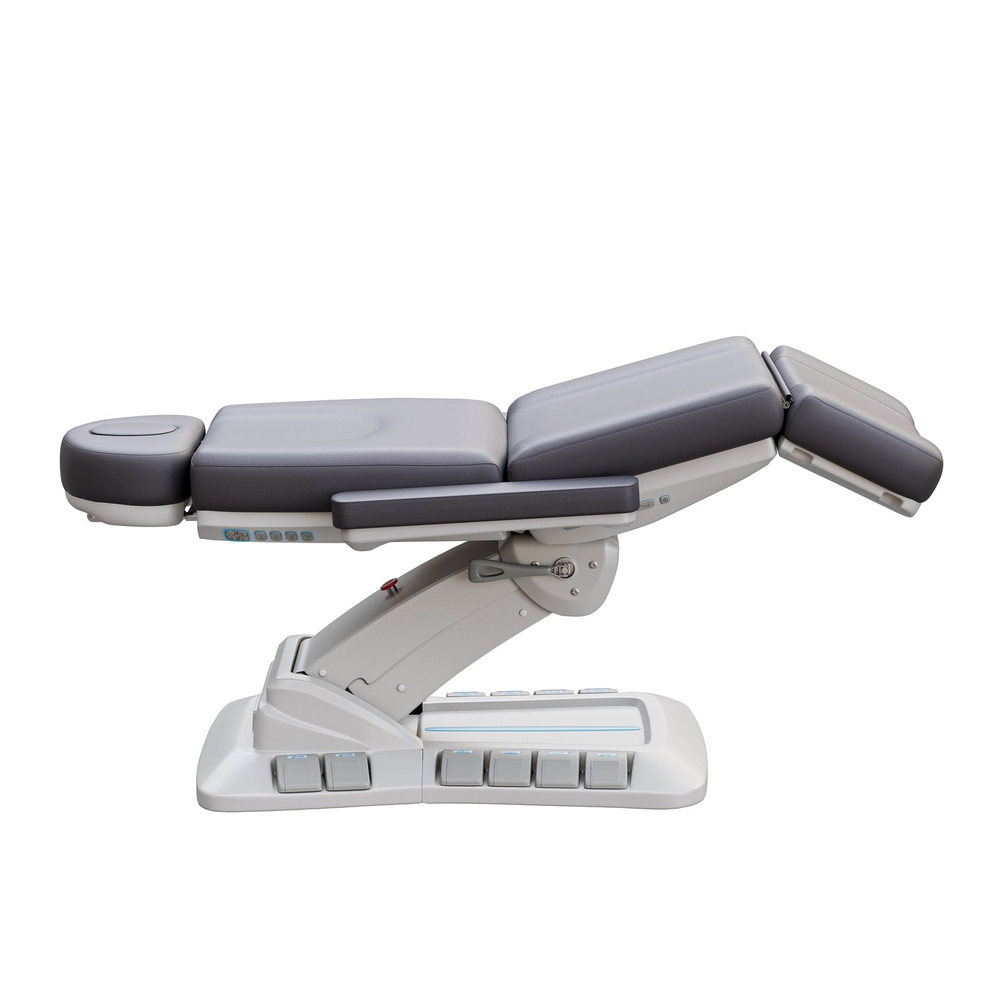 Spa Numa SERENITY DELUXE 4 Motor Electric Treatment Chair with Adjustable Height, Backrest, Leg Rest, and Tilt – Vegan Leather Medical Spa Chair with LED Controls and 240° Rotation