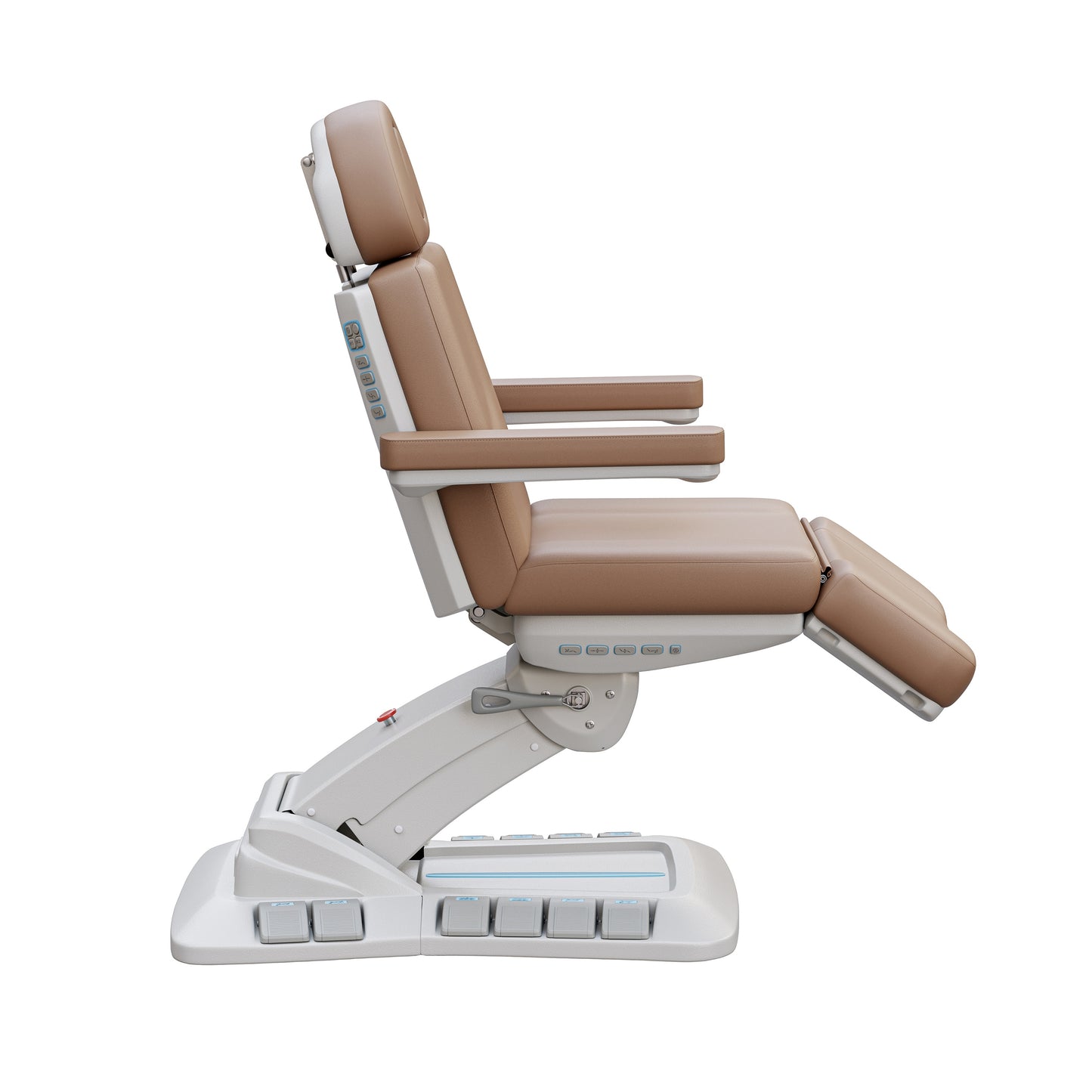 Spa Numa SERENITY DELUXE 4 Motor Electric Treatment Chair with Adjustable Height, Tilt, and Leg Rest – Vegan Leather Medical Spa Chair with 240° Rotation and LED Controls