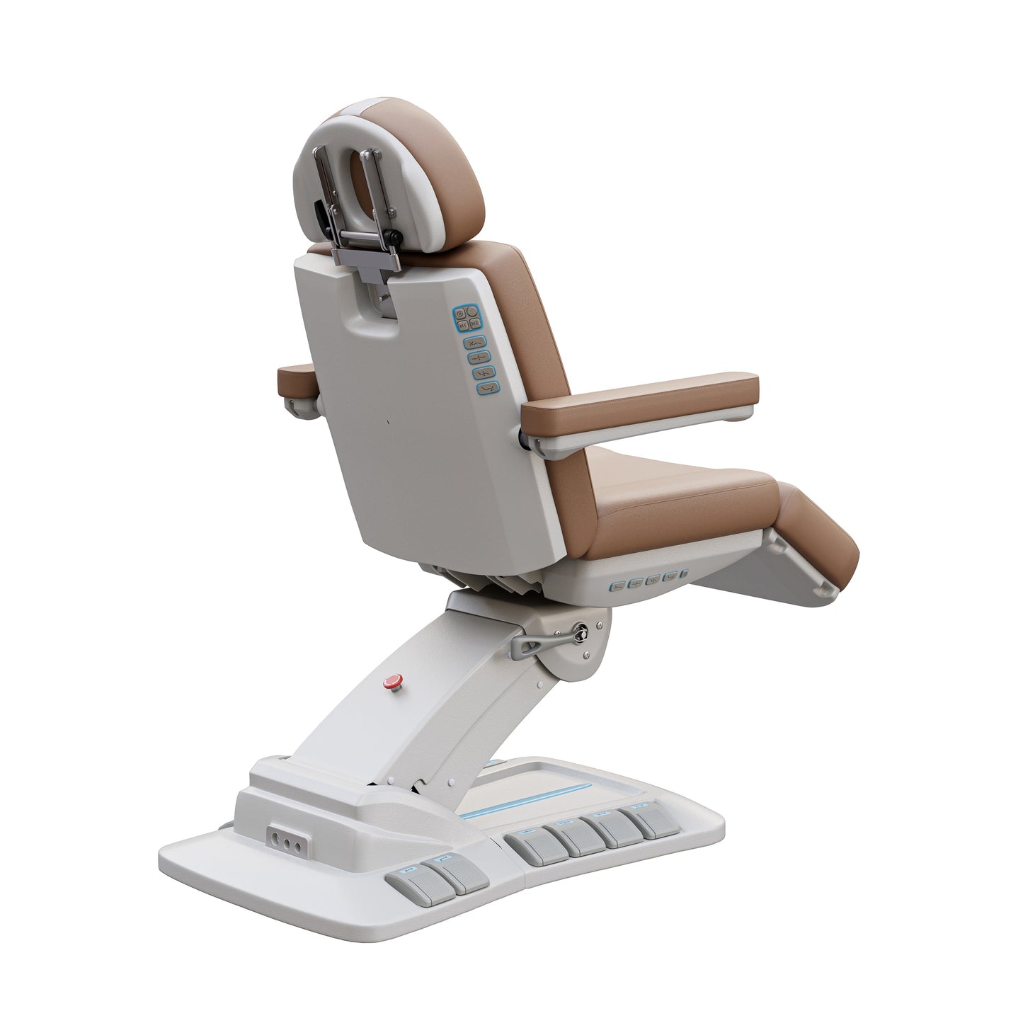 Spa Numa SERENITY DELUXE 4 Motor Electric Treatment Chair with Adjustable Height, Tilt, and Leg Rest – Vegan Leather Medical Spa Chair with 240° Rotation and LED Controls