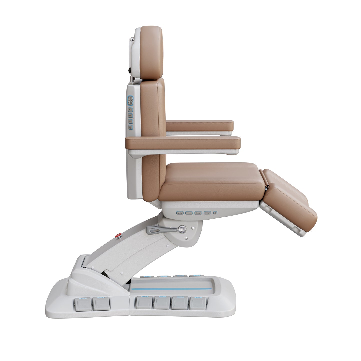 Spa Numa SERENITY DELUXE 4 Motor Electric Treatment Chair with Adjustable Height, Tilt, and Leg Rest – Vegan Leather Medical Spa Chair with 240° Rotation and LED Controls
