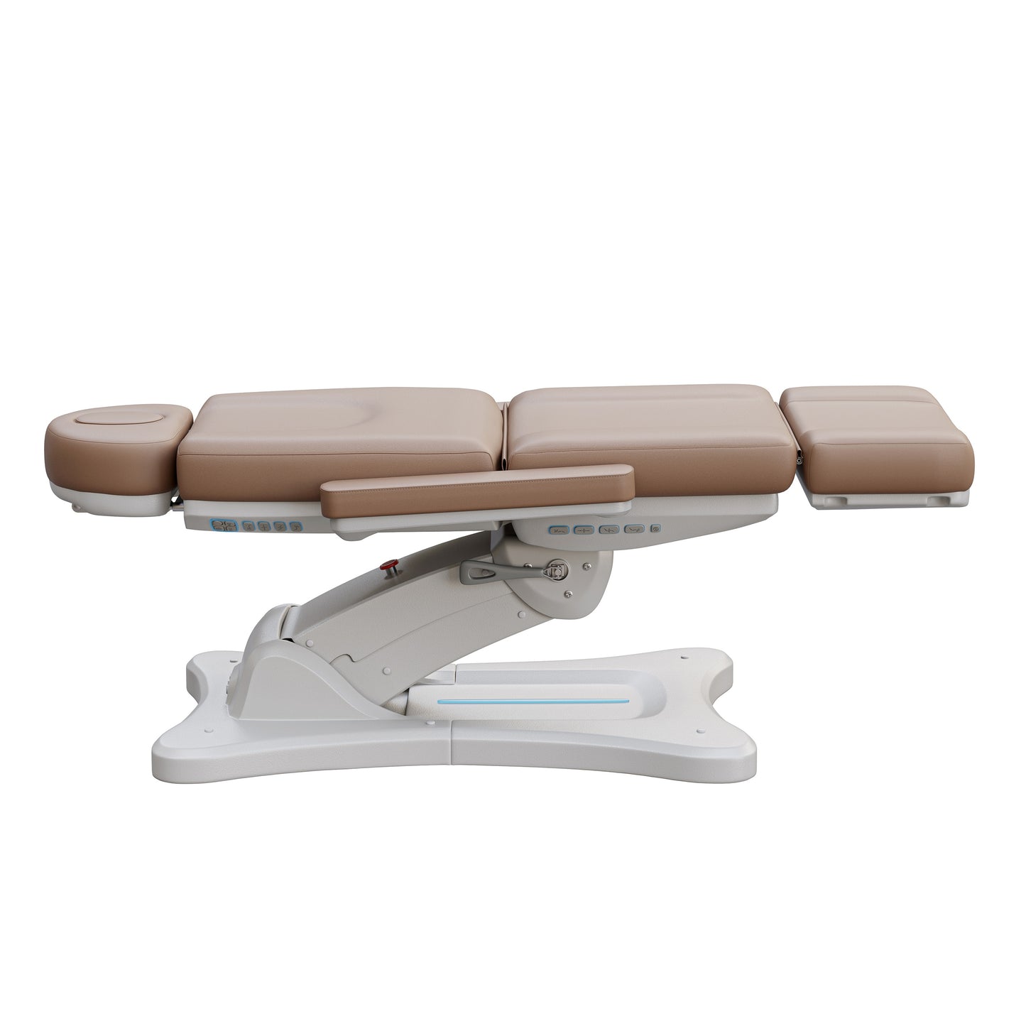 Spa Numa SERENITY 4 motor electric treatment chair with adjustable height, tilt, leg rest, LED controls, and 240-degree rotation for medical and esthetic procedures
