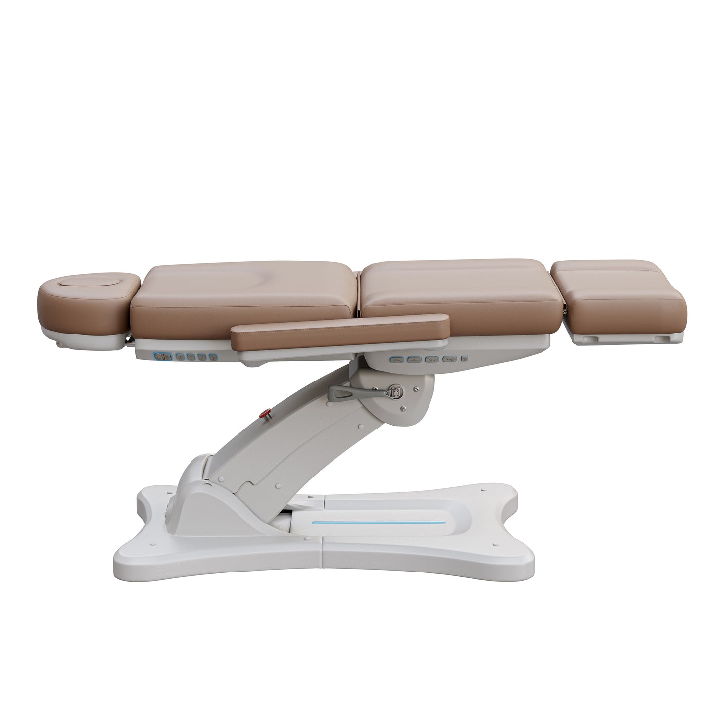 Spa Numa SERENITY 4 motor electric treatment chair with adjustable height, tilt, leg rest, LED controls, and 240-degree rotation for medical and esthetic procedures