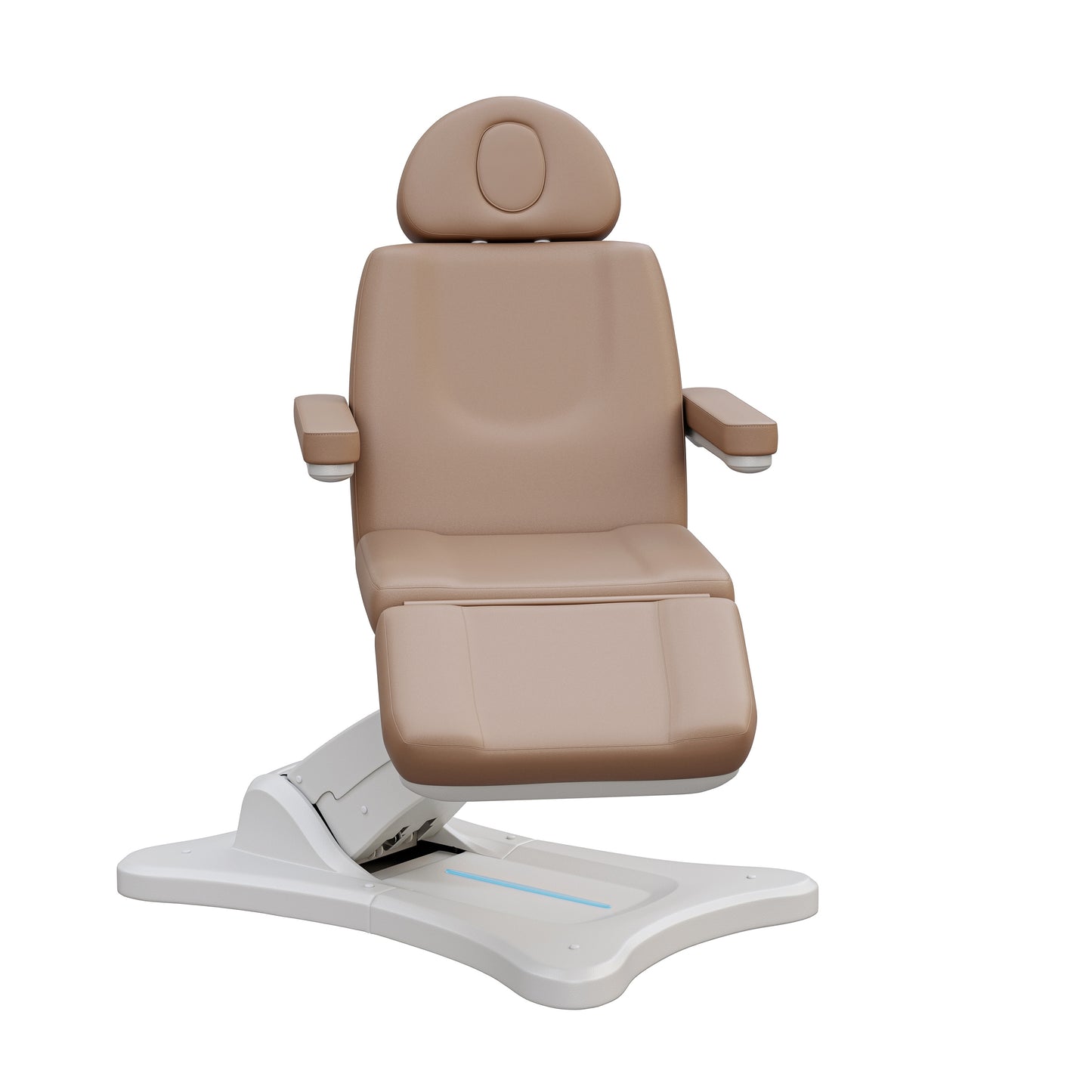 Spa Numa SERENITY 4 motor electric treatment chair with adjustable height, tilt, leg rest, LED controls, and 240-degree rotation for medical and esthetic procedures