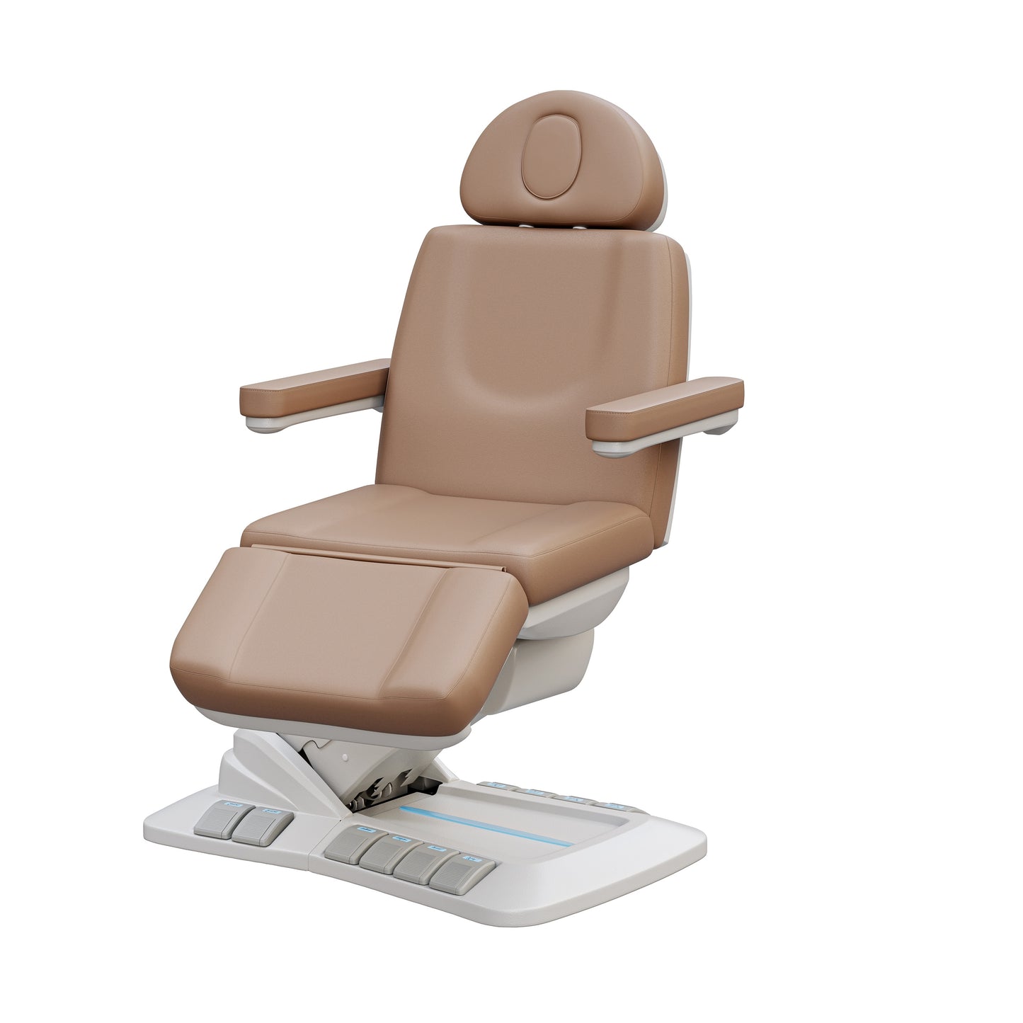 Spa Numa SERENITY DELUXE 4 Motor Electric Treatment Chair with Adjustable Height, Tilt, and Leg Rest – Vegan Leather Medical Spa Chair with 240° Rotation and LED Controls