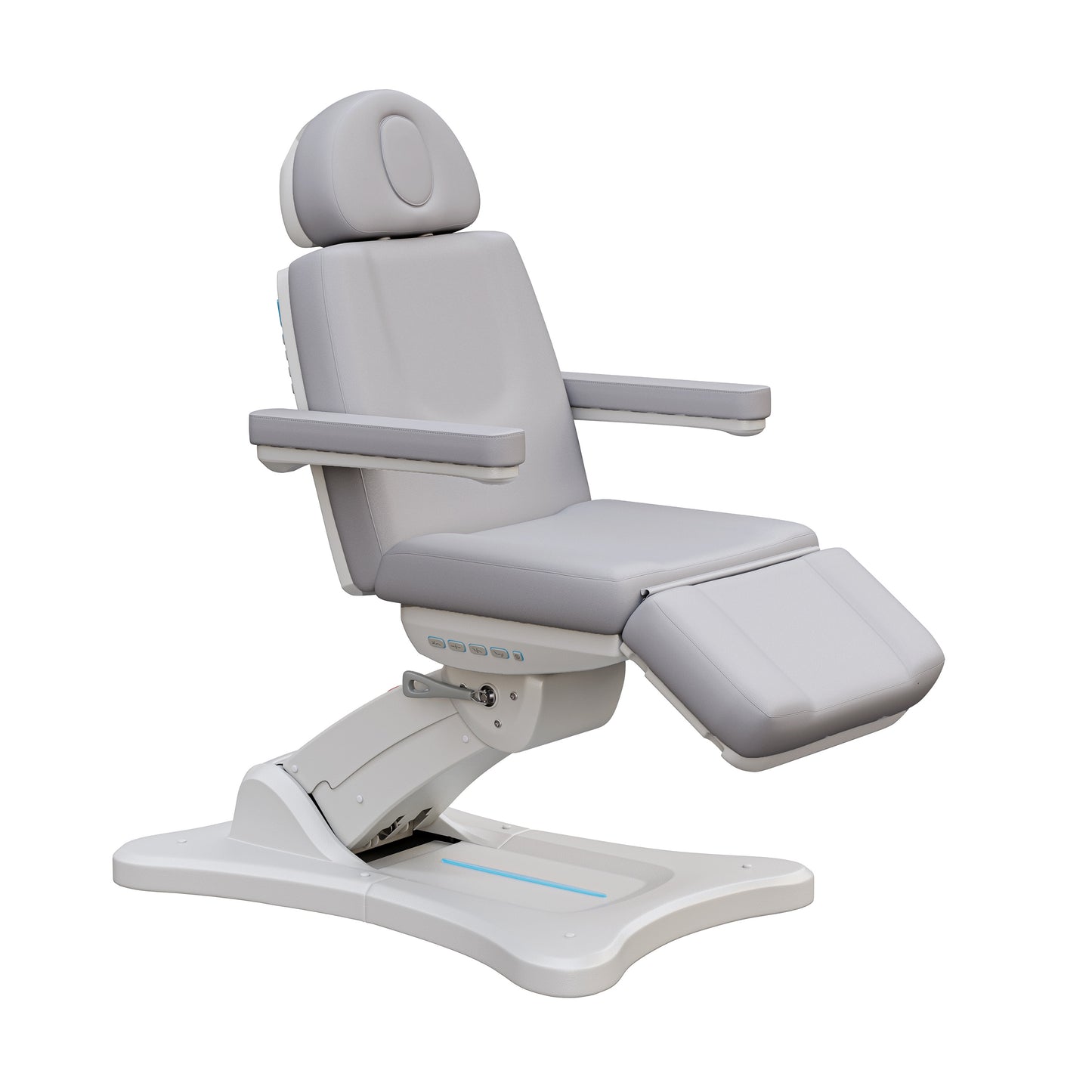 Spa Numa SERENITY 4 Motor Electric Treatment Chair with Adjustable Height, Tilt, and Leg Rest – Vegan Leather Medical Spa Chair with 240° Rotation and LED-Lit Controls