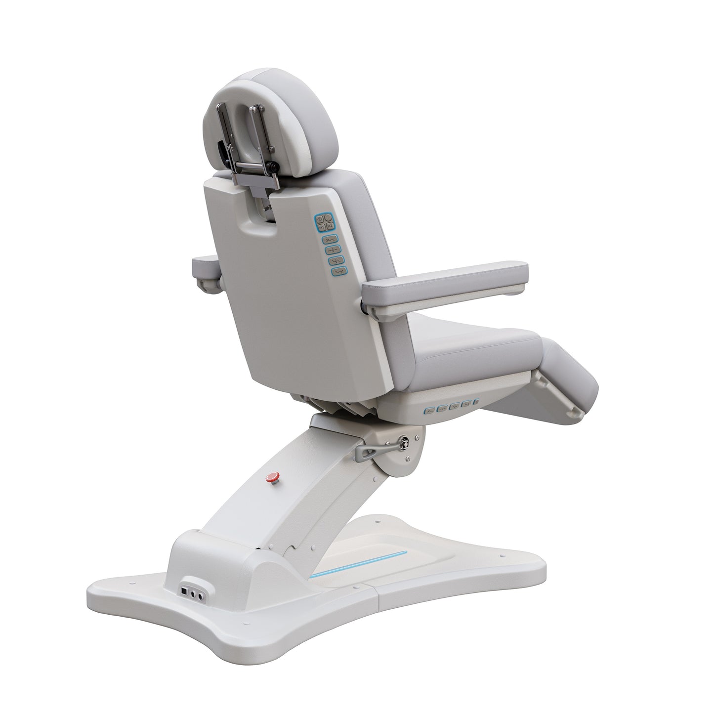 Spa Numa SERENITY 4 Motor Electric Treatment Chair with Adjustable Height, Tilt, and Leg Rest – Vegan Leather Medical Spa Chair with 240° Rotation and LED-Lit Controls