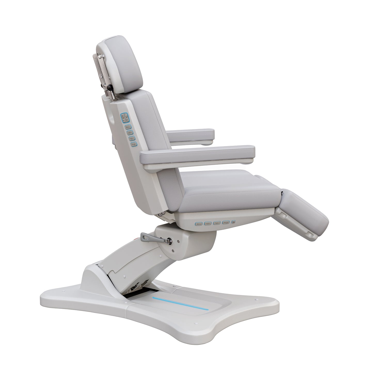 Spa Numa SERENITY 4 Motor Electric Treatment Chair with Adjustable Height, Tilt, and Leg Rest – Vegan Leather Medical Spa Chair with 240° Rotation and LED-Lit Controls