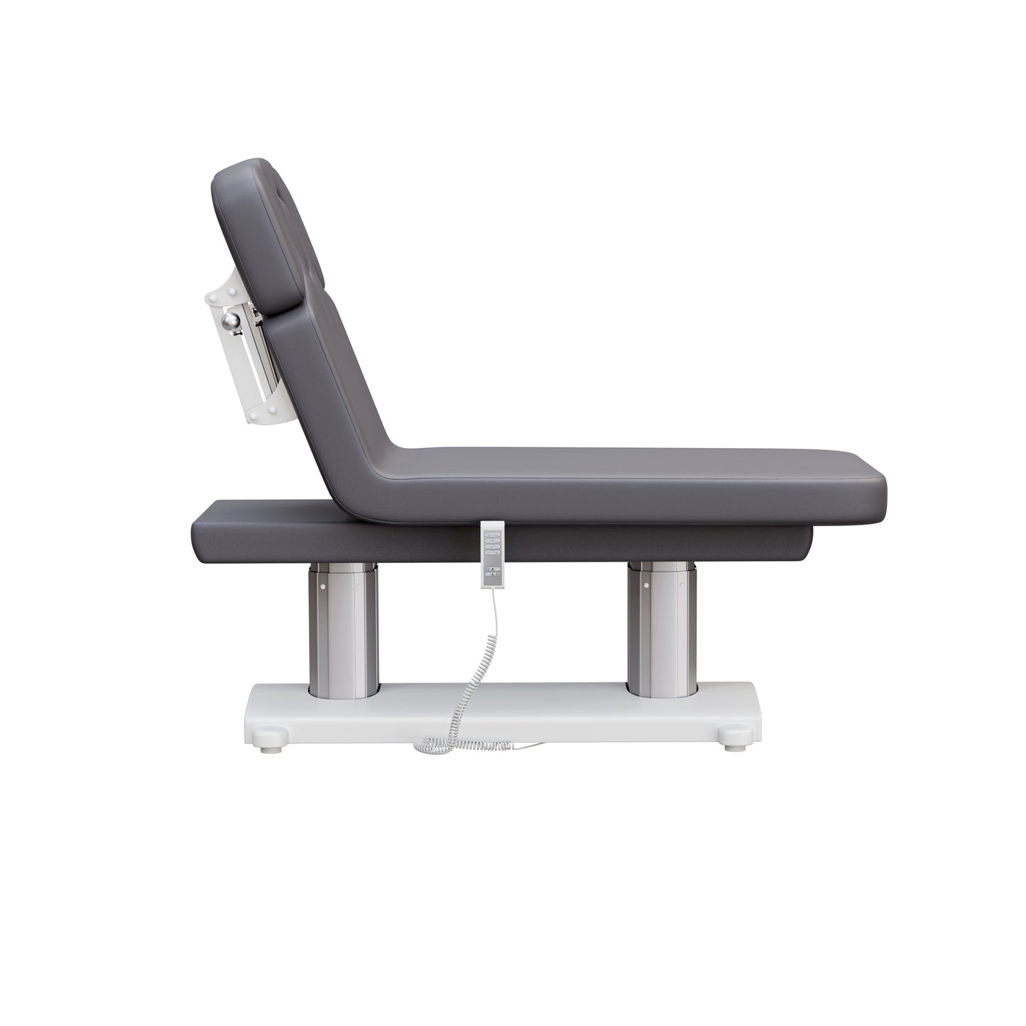 Spa Numa SOPHIE luxury 4 motor massage and facial table with extra-wide cushion, adjustable backrest and incline, removable head cushion with face hole, and massage armrests—perfect for premium spa and wellness treatments.