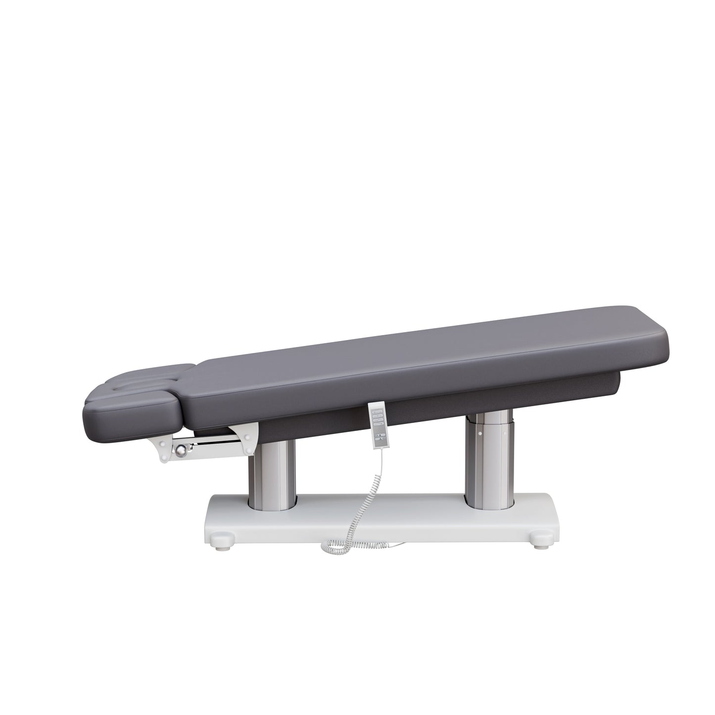 Spa Numa SOPHIE luxury 4 motor massage and facial table with extra-wide cushion, adjustable backrest and incline, removable head cushion with face hole, and massage armrests—perfect for premium spa and wellness treatments.