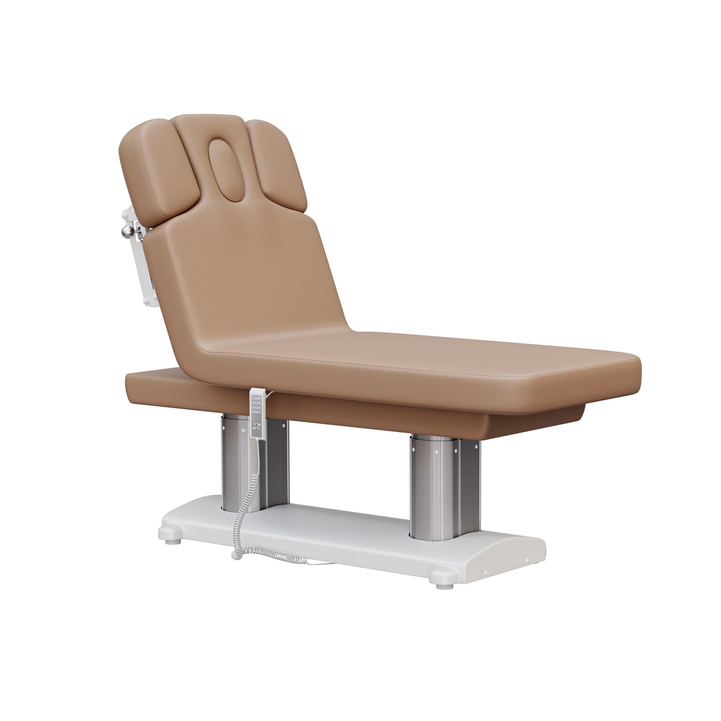 Spa Numa SOPHIE luxury 4 motor spa massage table with wide cushioned surface, adjustable height and incline, facial hole, and massage armrests—ideal for high-end spa, facial, and body treatments.
