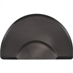 Elite Series 3/4" Original Black Anti-Fatigue Salon Mat 3' x 4.5' Round - SS3045C75