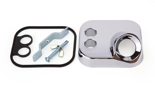 Salon Tuff Chrome Receiver Plate for Vacuum Breaker - ST-HRP-VB
