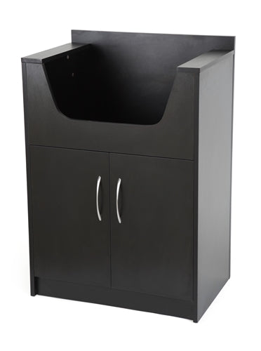 Salon Tuff Premium Shampoo Cabinet Black - ST-SCP