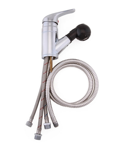 Salon Tuff Single Handle Pull-Out Faucet with Built-In Vacuum Breaker - ST-SHPF-BSH