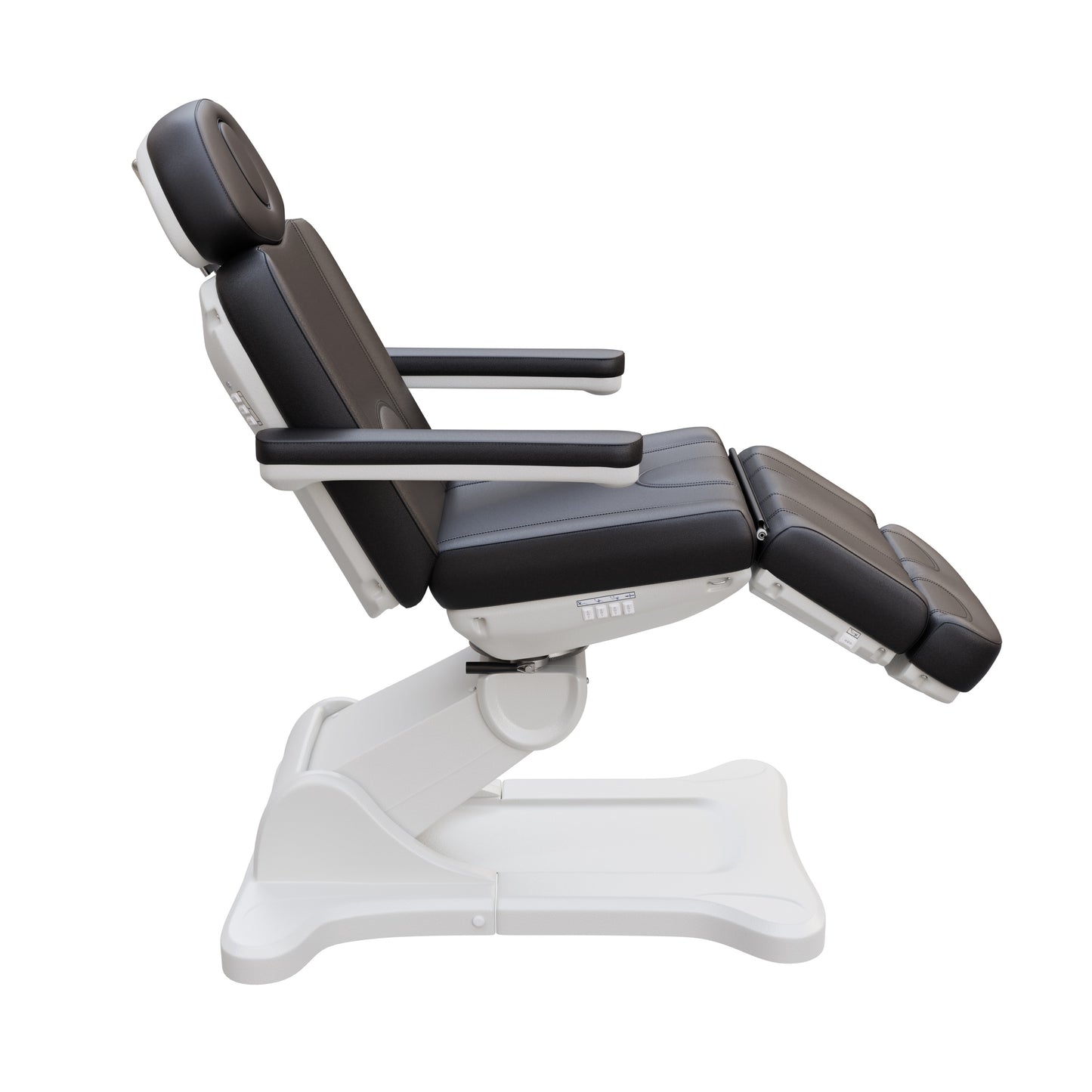 Spa Numa SWIVEL fully electric 4-motor medical treatment chair with 240° rotation, vegan leather upholstery, facial port, Trendelenburg positioning, and ergonomic design for esthetic, surgical, and outpatient procedures.