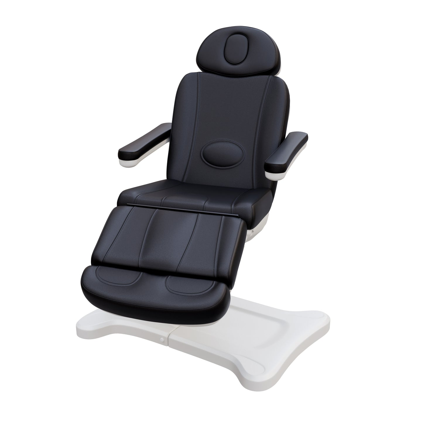 Spa Numa SWIVEL fully electric 4-motor medical treatment chair with 240° rotation, vegan leather upholstery, facial port, Trendelenburg positioning, and ergonomic design for esthetic, surgical, and outpatient procedures.
