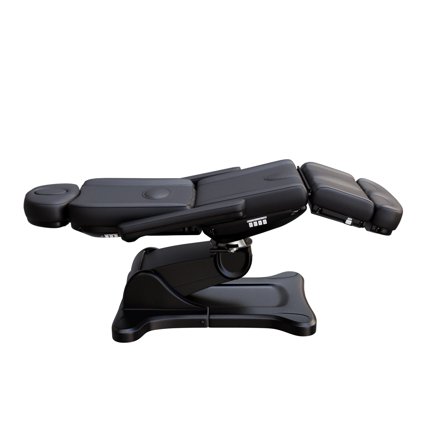 Spa Numa SWIVEL fully electric treatment chair with 4 motors, 240-degree rotation, vegan leather upholstery, extendable headrest and footrest, reversible armrests, and Trendelenburg position for medical, esthetic, and surgical procedures.